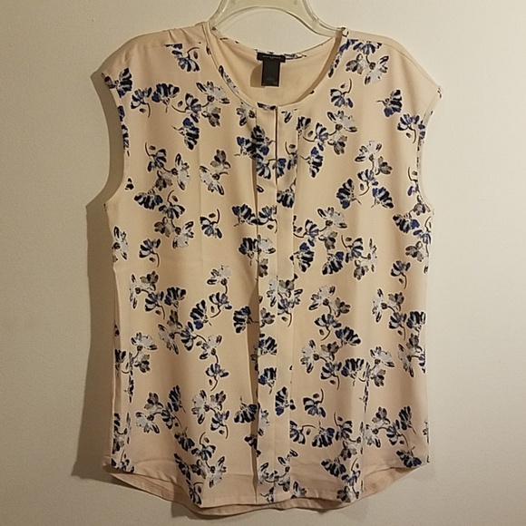 Ann Taylor Tops - Ann Taylor Blush Pink and Floral Blouse